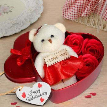 Aaputri Valentine's Day Combo Set of Hour love Meter and I love Your  Message small Teddy