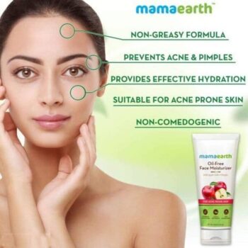 Mamaearth Oil Free Moisturizer For Face With Apple Cider Vinegar For Acne Prone Skin, 80 ml