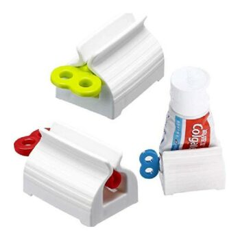 Rolling Tube Toothpaste Squeezer Toothpaste Seat Holder Stand Rotate Toothpaste Dispenser for Bathroom