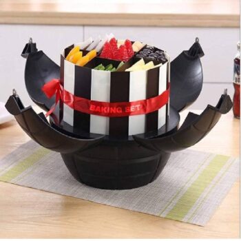 Unexpected Plastic Bomb Shaped Cake Gift Box for All Occasion Bombshell Surprise Cake Stand Pack of 013