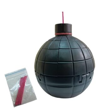 Unexpected Plastic Bomb Shaped Cake Gift Box for All Occasion Bombshell Surprise Cake Stand Pack of 014