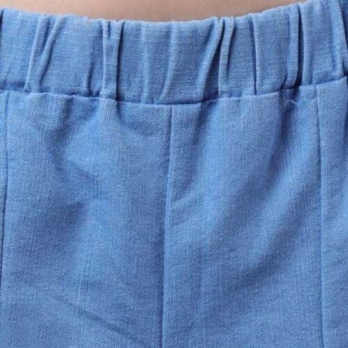 Womens Denim Solid Bell Bottom Jeans6