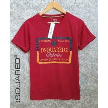 Dsquared 2 Superior Lycra Printed Half Sleeves Men's T-Shirt