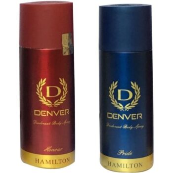 Denver 1 HONOUR & 1 PRIDE (PACK OF 2) Deodorant Spray - For Men & Women (165 ml, Pack of 2)