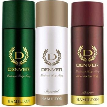Denver Hamilton, Imperial and Honour, PK OF 3 Body Spray - For Men (495 ml, Pack of 3)
