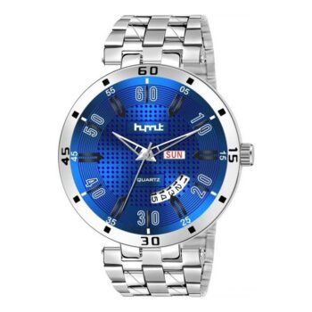 HMT Men's Watch Stainless Steel Day and Date Watch