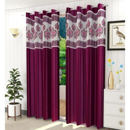 Polyester Sheer 7 Ft Door Curtain