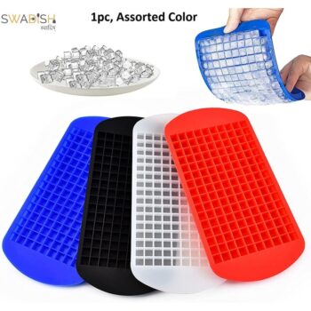 Swadish Ice Cube Mold- Silicone 160 Grids Mini Ice Cube Tray