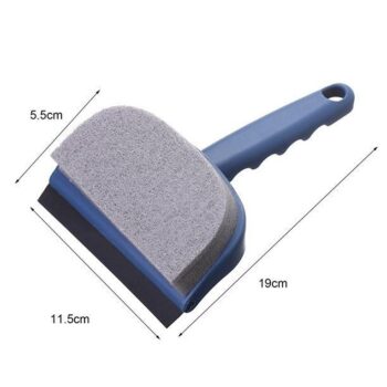 2 In 1 Design Glass Wiper Double Sided Scouring Pad Car Window Glass Squeegee