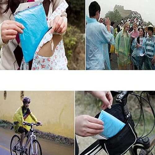 Disposable Pocket Size Easy To Carry Unisex Raincoat and Credit Card Sized Raincoat Raincard