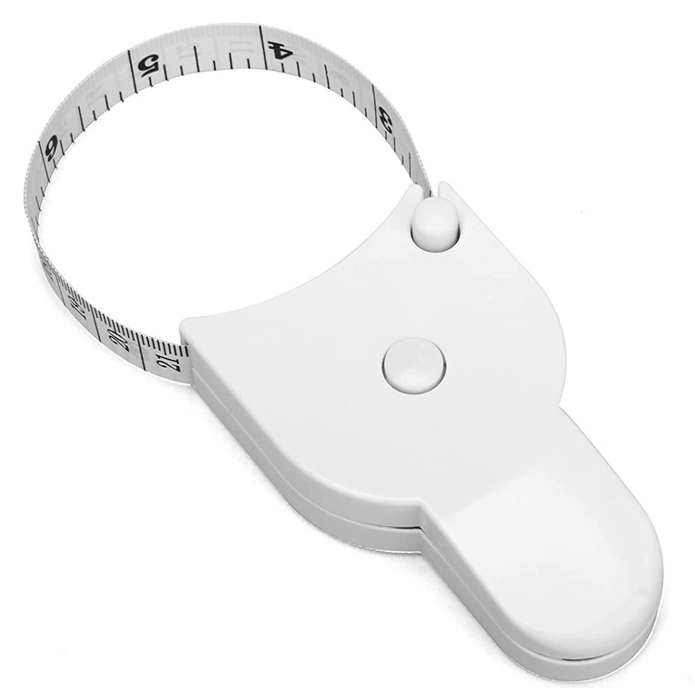5 Pack - WHITE 60 Retractable Body Tape Measure Medical US Seller