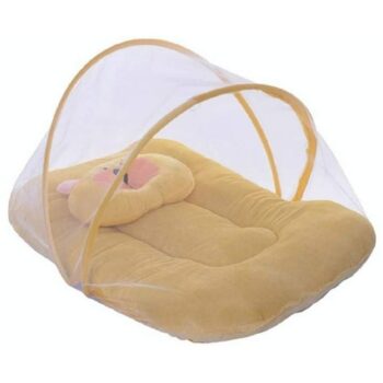New Born Baby Bedding Set with Protective Mosquito Net and Pillow