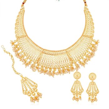 Sukkhi Attractive Gold Plated Necklace Set