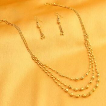 Sukkhi Gorgeous Gold Plated & Stones Jewellery Set