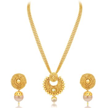 Sukkhi Pleasing Gold Plated Necklace Set