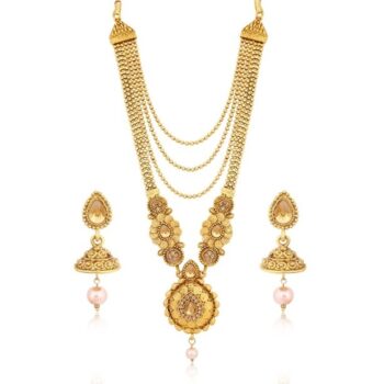 Sukkhi Radiant Women's Gold Plated Necklace Sets