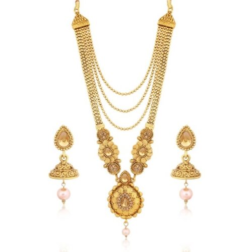 Sukkhi Radiant Women's Gold Plated Necklace Sets
