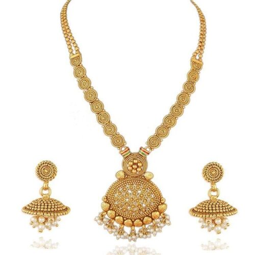 Admirable Gold Plated Necklace Set