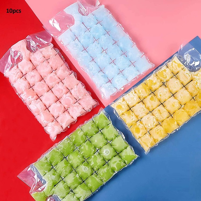 Disposable Ice Cube Self-Sealing Bags, with Silicone Funnel and Food-G –  GizModern