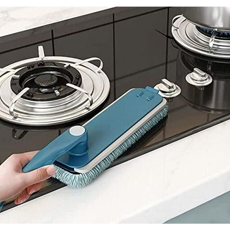 1pc Kitchen Bathroom Tile Cleaning Brush Glass Sink Decontamination Kitchen  Pot Stove Wall Cleaning Brush