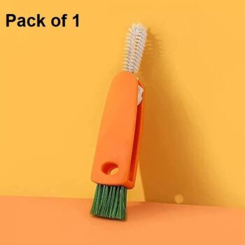 Bottle Cleaning Brush - 3 in 1 Multifunctional Cleaning Brush Bottle Mouth Cap Detail Cup Brush (Pack of 1)
