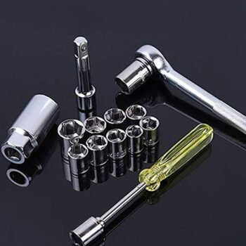 Drilling Tool Kit - Screw Driver Set Tool Box Set Socket Wrench Sleeve Suit Hardware Auto Car Repair Tools Socket Home Tool kit Set ( 40 PCS)