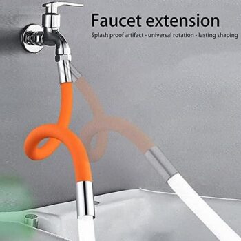 Faucet Pipe - 360° Flexible Silicone Health Faucet, Water Pipe, Water Faucet for Kitchen and Bathroom Use