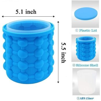 Ice Cube Bucket - Silicone Ice Cube Maker