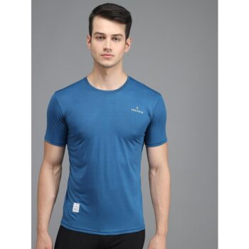 Lycra Tshirt Solid Half Sleeves Men's T-Shirt