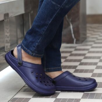 Men's Rainy Wear Stylish Clogs - Navy Blue