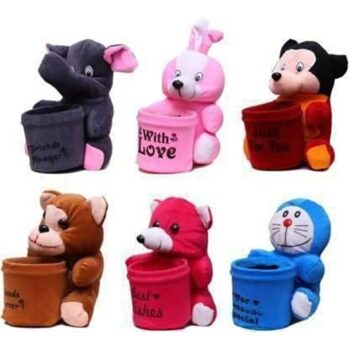 Pen, Pencil Stand Stuffed Toy Any 1 - 20 cm