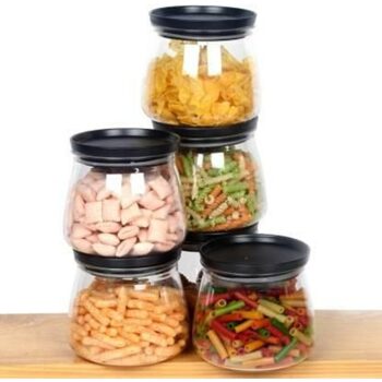 Plastic Handy & Mataka Container Storage Jar & Container 900ML Plastic Cereal Dispenser, Air Tight, Grocery Container, Fridge Container, Tea Coffee
