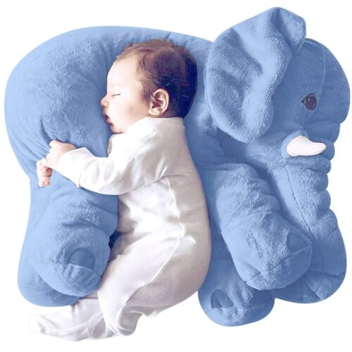 Soft Stuffed Baby Elephant Shape Plush Cushion Pillow cup toy
