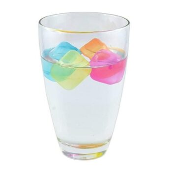 Swadish Reusable Ice Cubes - Reusable Ice Cubes Filled with Water (Pack of 12)