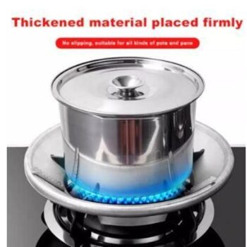 Windshield Bracket Gas Stove Energy Saving Cover Disk Fire Reflection Windproof Stand (Pack of 1)