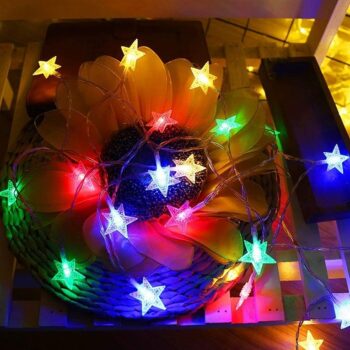 16 LED Multicolor Decorative Star String Light