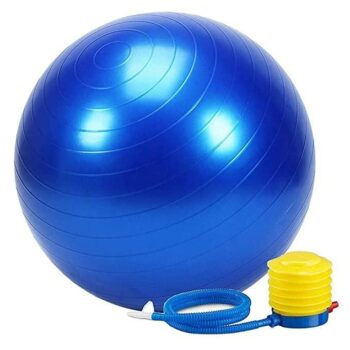 Anti-Burst Anti-Slip Balance Extra Thick Swiss Birthing Stability Heavy Duty Fitness Exercise Gym Ball 75cm with Pump