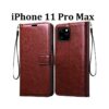 Apple iphone 11 Pro Max Flip Cover Magnetic Leather Wallet Case