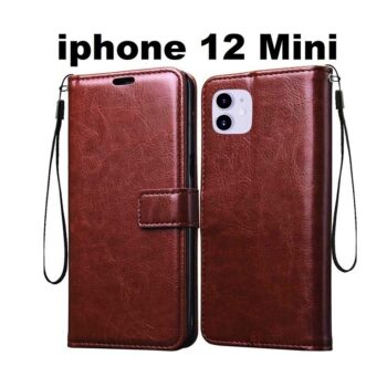 Apple iphone 12 Mini Flip Cover Magnetic Leather Wallet Case