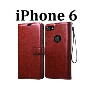 Apple iphone 6 Flip Cover Magnetic Leather Wallet Case