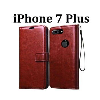 Apple iphone 7 Plus Flip Cover Magnetic Leather Wallet Case