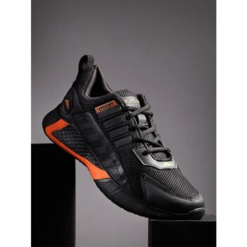 Asian Bouncer-04 Black Sports Shoes