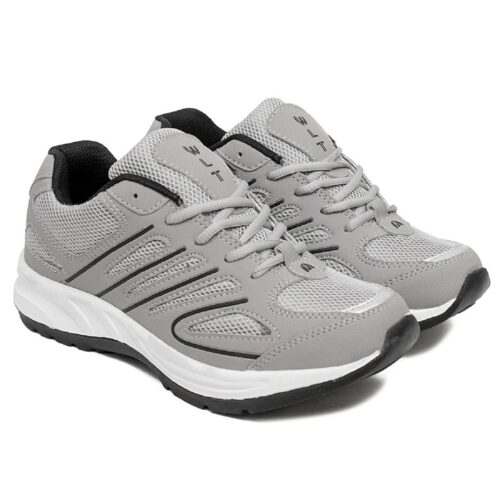Asian Bullet-02 Grey Black Sports Shoes