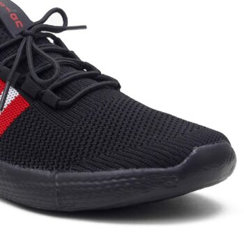 Asian Century-04 Black Sports Shoes