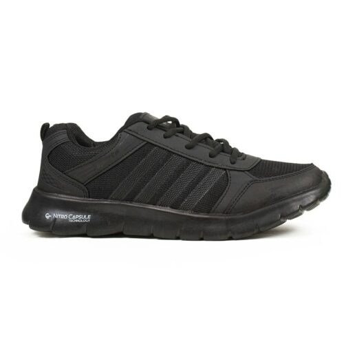 Asian Cosco-13 Black Sports Shoes