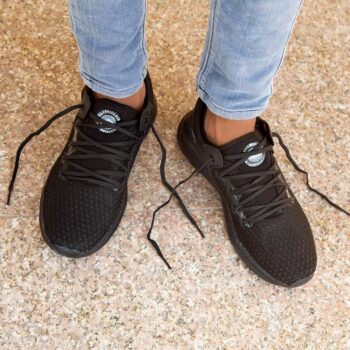 Asian Creta-12 Black Sports Shoes