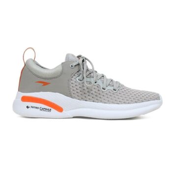Asian Creta-12 Grey Sports Shoes
