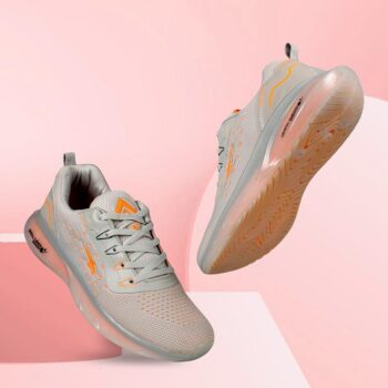 Asian Crystal-05 Orange Sports Shoes