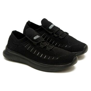Asian Hattrick-09 Black Sports Shoes