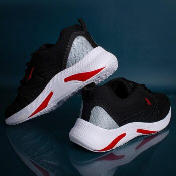 Asian Velocity-01 Black Sports Shoes